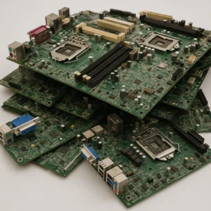 Scrap computer boards purchased for gold and silver recovery at Saidi Gold & Mining refinery