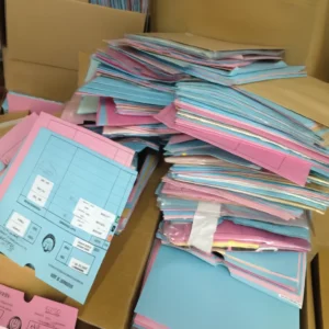 Hospital medical x-ray films purchased for silver recovery and recycling at Saidi Gold & Mining refinery
