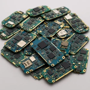 Scrap mobile phone boards purchased for gold and silver recovery at Saidi Gold & Mining refinery